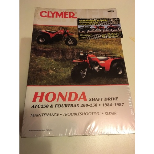 HONDA TRX ATC 200 250 FOURTRAX TRIKE  CLYMER WORKSHOP MANUAL
