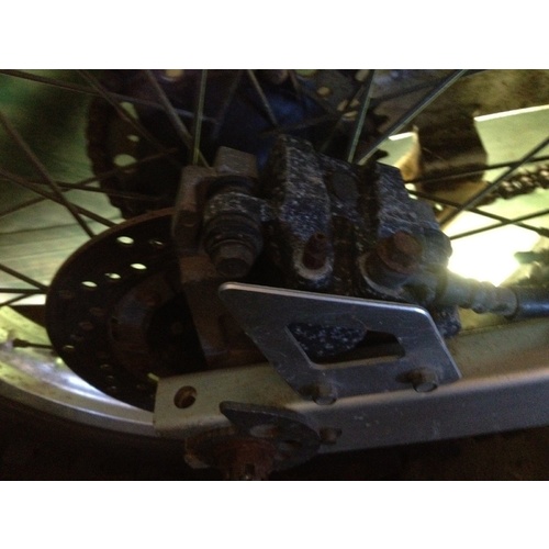 WRECKING YAMAHA DT 200  REAR BRAKE CALIPER