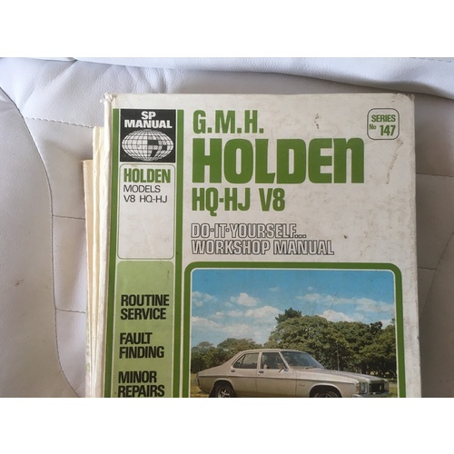 HOLDEN V8 HQ-HJ SP  WORKSHOP MANUAL