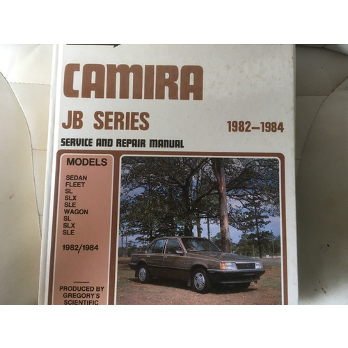 HOLDEN CAMIRA JB 1982-1984  GREGORYS  WORKSHOP MANUAL