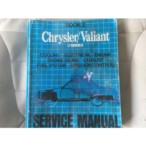 CHRYSLER/VALIANT J SERIES BOOK 2 CHRYSLER WORKSHOP MANUAL