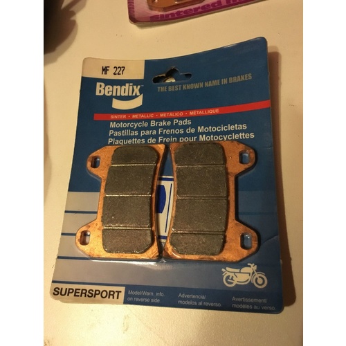 BENDIX BRAKE PADS FRONT HONDA CB 400 SUPER FOUR S 1997 - MF227