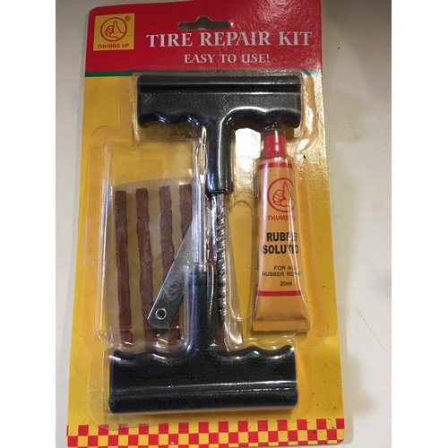 ATV QUAD TYRE REPAIR KIT - PATCH / STICKY ROPE  OFF ROAD 4X4
