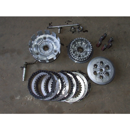 YAMAHA  YFZ 450 2004 CLUTCH COMPLETE BASKET PLATES PUSH ROD PRESSURE PLATE