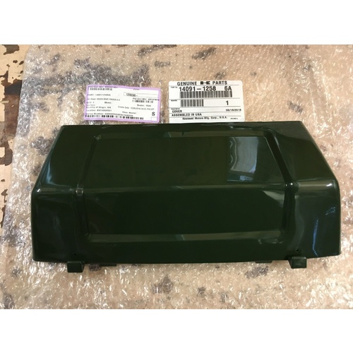 KAWASAKI KLF 220 - 250 BAYOU / WORKHORSE REAR GREEN TOOL BOX LID 