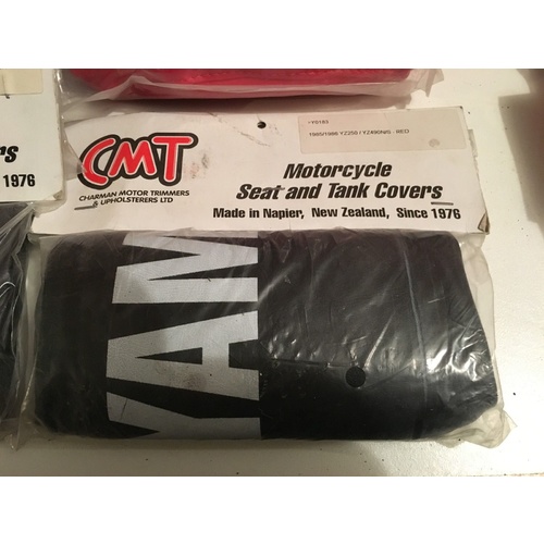 VINYL SEAT COVER YAMAHA VMX YZ 250 490 BLACK 