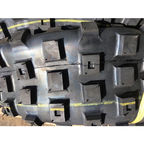 ATV TYRES 25 X 12 X 9 OLD STYLE BLOCK TREAD  ACT 200 250 DURO 