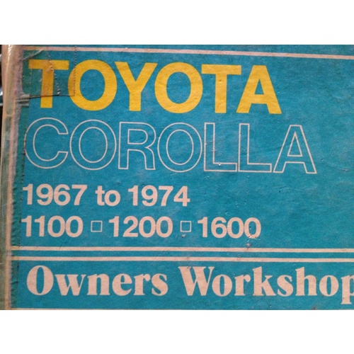 TOYOTA COROLLA 1967-1974  HAYNES  WORKSHOP MANUAL