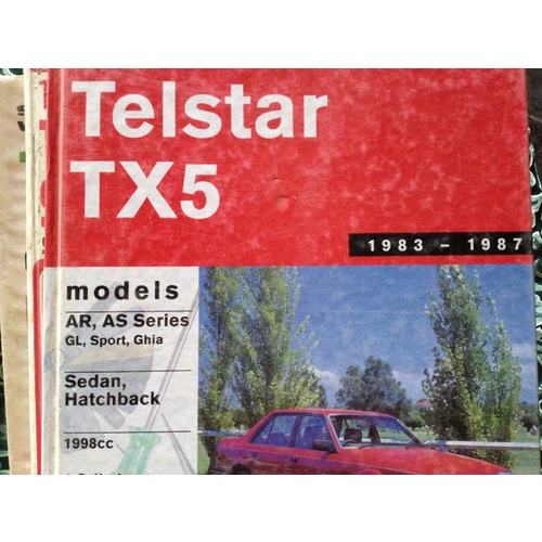 FORD TELSTAR TX5 1983-1987 GREGORYS  WORKSHOP MANUAL