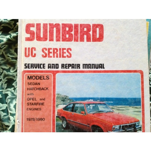 HOLDEN SUNBIRD UC SERIES 1978-1980 GREGORYS  WORKSHOP MANUAL