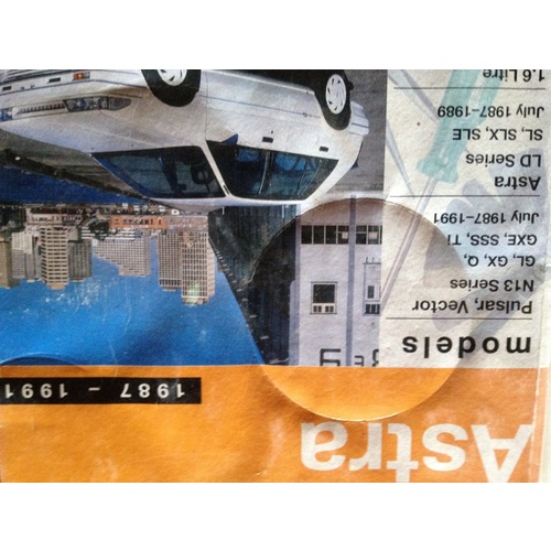 PULSAR-ASTRA 1987-1991 1,6/1,9 GREGORYS  WORKSHOP MANUAL