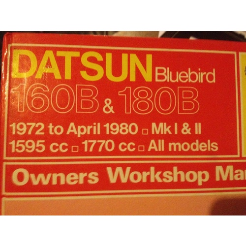 DATSUN 160B-180B  1972-APRIL 1980 HAYNES  WORKSHOP MANUAL