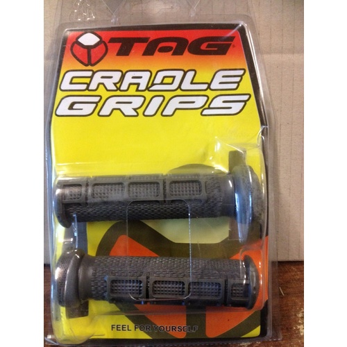 TAG MEDIUM  ATV HAND GRIPS GREY TRX KFZ LTR YFZ LTZ KFX     PWC