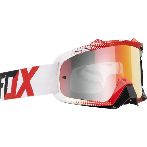 FOX AIR SPC 360 GOGGLES  ADULT DIRT BIKE RED WHITE RED SPARK LENSE