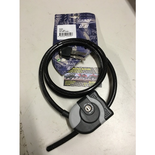 10 mm THICK 1500 mm LONG CABLE BIKE LOCK MOTORCYCLE LOCK SECURITY DIRT ROAD ATV 