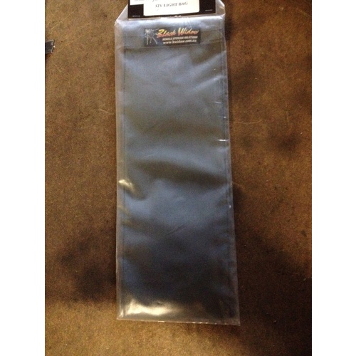 BLACK WIDOW CANVAS 12 VOLT LIGHT  BAG 