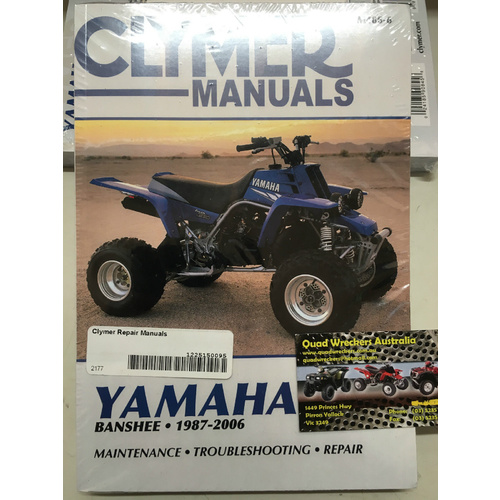 YAMAHA YFZ 350 BANSHEE   ATV CLYMER WORKSHOP MANUAL