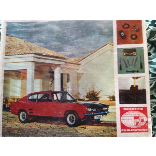 FORD CAPRI 1600-1600GT 1969-1974 SP  WORKSHOP MANUAL