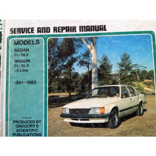 COMMODORE VH 4CYL 1981-1983 GREGORYS  WORKSHOP MANUAL