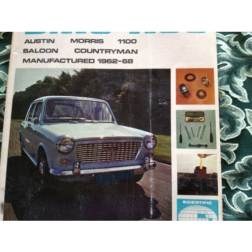 AUSTIN MORRIS BMC 1100  1962-1968 SP   WORKSHOP MANUAL
