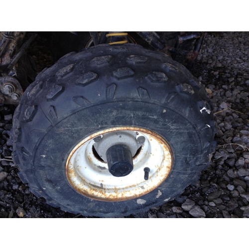 SUZUKI LT 80  FRONT WHEELS RIMS AND TYRES