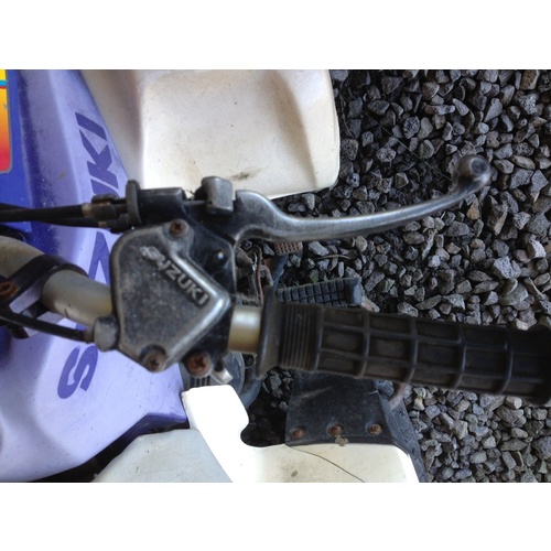 SUZUKI LT 80  QUAD THUMB THROTTLE / FRONT BRAKE LEVER ASS