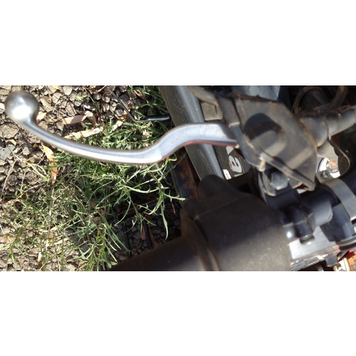 KAWASAKI KLF 220 - 250 BAYOU / WORKHORSE LEFT REAR HAND BRAKE LEVER AND PERCH