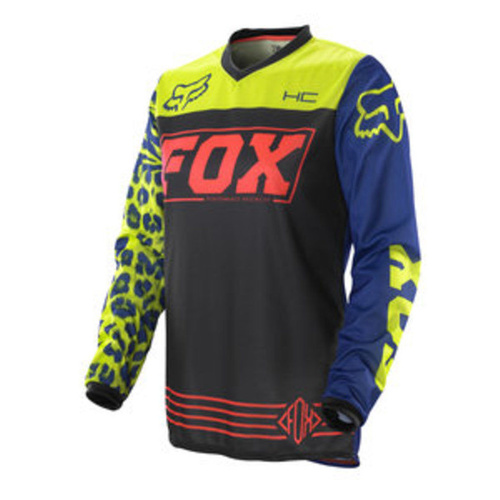 KIDS GIRLS HC FOX RACING MX JERSEY BLACK BLUE SIZE GIRLS YOUTH EXTRA LARGE
