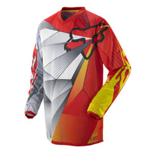 KIDS FOX RACING MX JERSEY HC RADEON  RED / YELLOW  SIZE YOUTH EXTRA LARGE