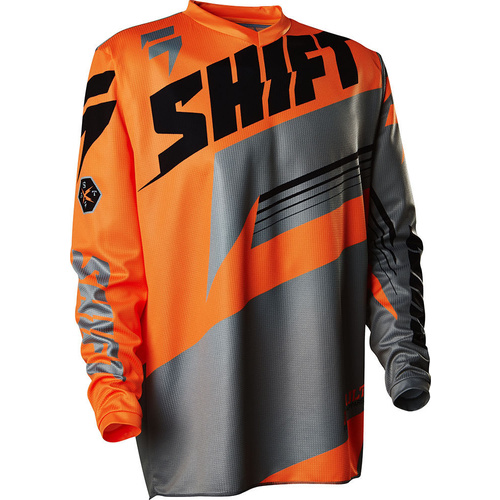 KIDS SHIFT RACING MX JERSEY ASSULT 2016 ORANGE  SIZE YOUTH SMALL