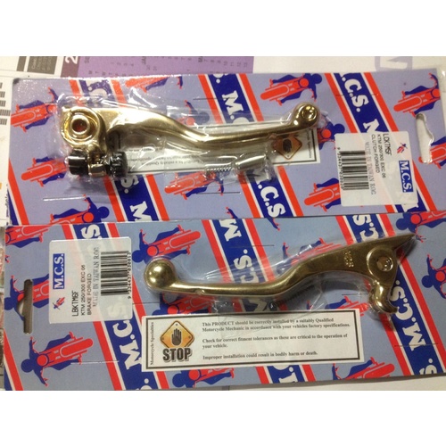 KTM FORGED ALLOY FRONT BRAKE & CLUTCH LEVER  EXC     250 300 2006 ONWARDS