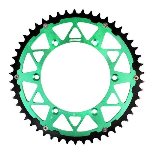 KAWASAKI 50 T REAR SPROCKET STATES MX GREEN KX KXF KLX KDX 