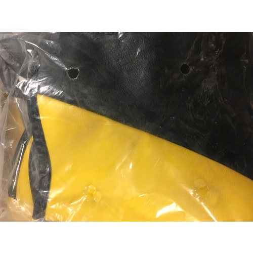 PADDED TANK COVER FOR SUZUKI VINSON LTF LTA 500 YELLOW BLACK   SU345F