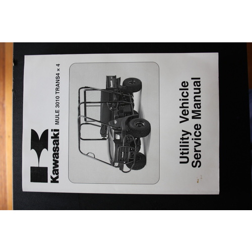 GENUINE KAWASAKI SERVICE WORKSHOP MANUAL MULE 3010 TRANS4 4X4 2005 - 2008