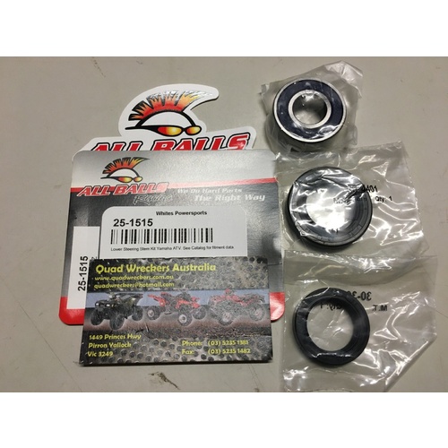 YAMAHA GRIZZLY YFM 700 LOWER STEERING STEM BEARING & SEAL KIT 25-1515