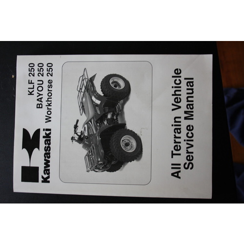 GENUINE KAWASAKI SERVICE WORKSHOP MANUAL KLF250/BAYOU 250/ WORKHORSE 250- 03-09