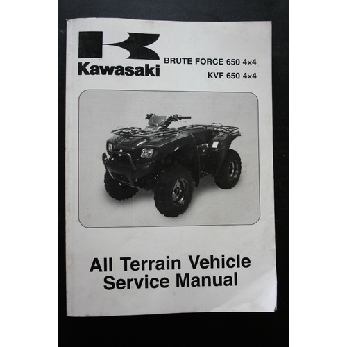 GENUINE KAWASAKI SERVICE WORKSHOP MANUAL '04-09 BRUTE FORCE 650 4X4/ KVF 650 4X4