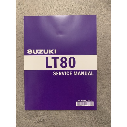 GENUINE SUZUKI SERVICE WORKSHOP MANUAL LT 80 QUAD ALSO KFX 80 KAWASAKI