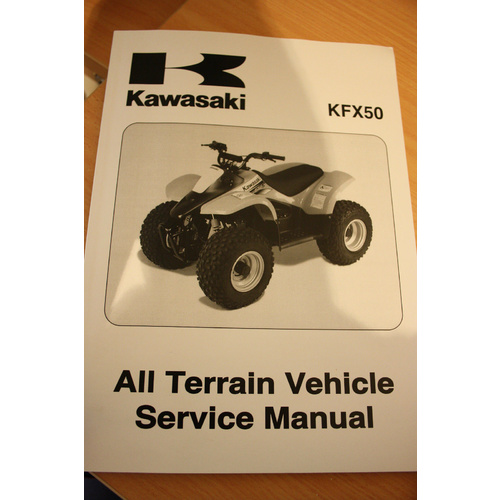GENUINE KAWASAKI SERVICE WORKSHOP MANUAL 2003 KFX 50 QUAD