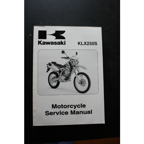 GENUINE KAWASAKI SERVICE WORKSHOP MANUAL MOTORCYCLE 2009 KLX 250S