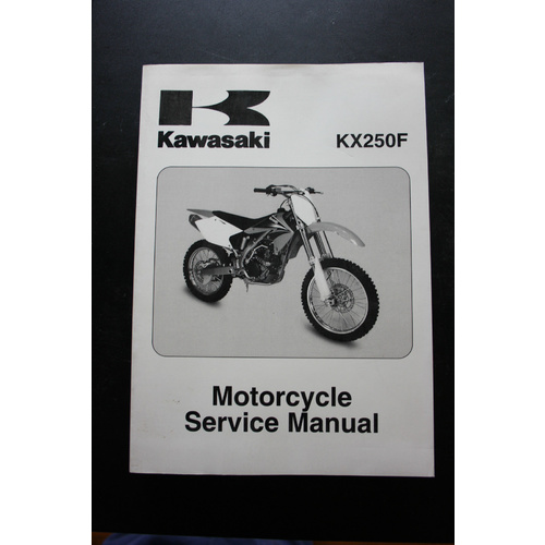 GENUINE KAWASAKI SERVICE WORKSHOP MANUAL MOTORCYCLE 2004 - 2005 KX 250F