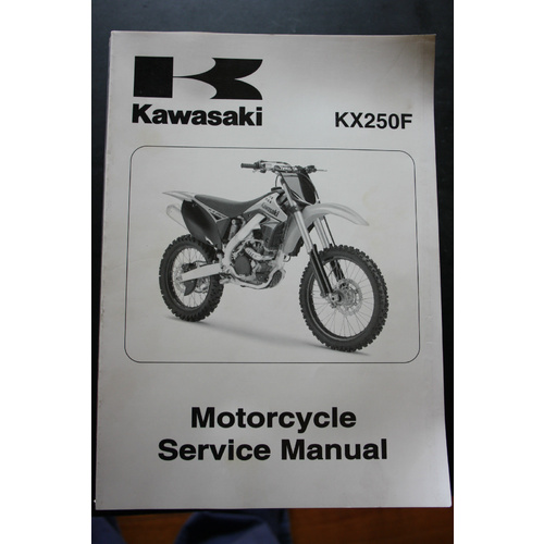 GENUINE KAWASAKI MOTORCYCLE SERVICE WORKSHOP MANUAL 2009 KX250F 