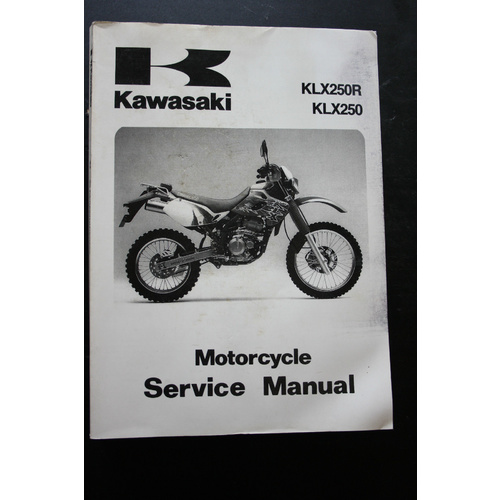 GENUINE KAWASAKI MOTORCYCLE SERVICE WORKSHOP MANUAL 93-96 KLX250R / KLX250