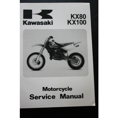 GENUINE KAWASAKI MOTORCYCLE SERVICE WORKSHOP MANUAL 98-00 KX80 / KX100