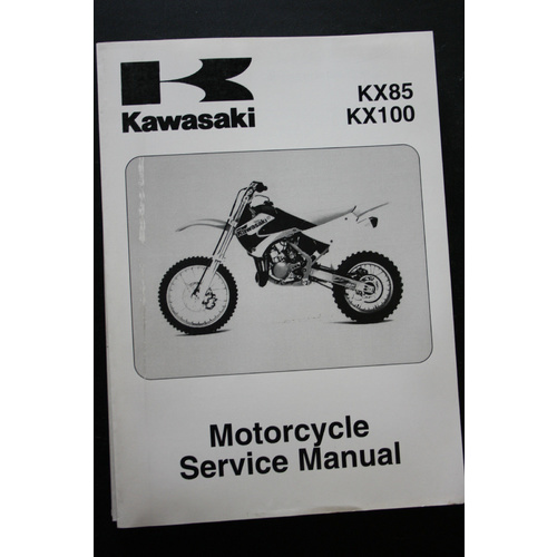 GENUINE KAWASAKI MOTORCYCLE SERVICE WORKSHOP MANUAL 01-09 KX85 / KX100