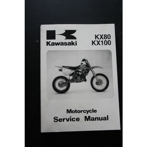 GENUINE KAWASAKI MOTORCYCLE SERVICE WORKSHOP MANUAL 91-97 KX80 / KX100