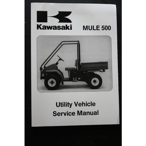 GENUINE KAWASAKI UTILITY SERVICE WORKSHOP MANUAL MULE 500