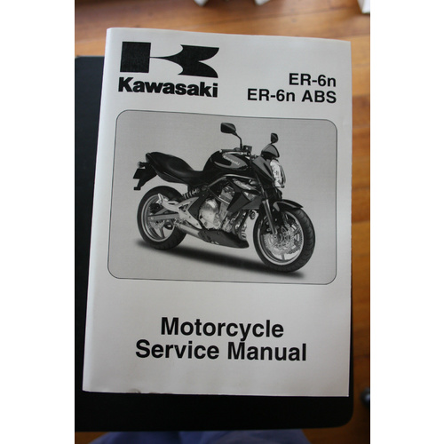 GENUINE KAWASAKI ROADBIKE SERVICE WORKSHOP MANUAL '06-'08 ER-6n, ER-6n ABS