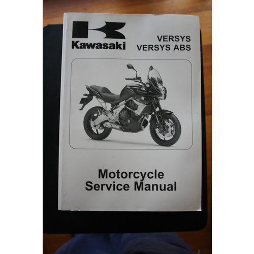 GENUINE KAWASAKI ROADBIKE SERVICE WORKSHOP MANUAL 2010 VERSYS / VERSYS ABS