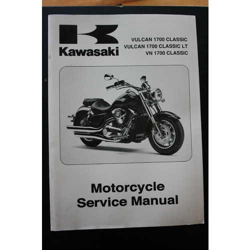 GENUINE KAWASAKI SERVICE WORKSHOP MANUAL 09 VULCON 1700, VULCAN 1700 LT, VN 1700